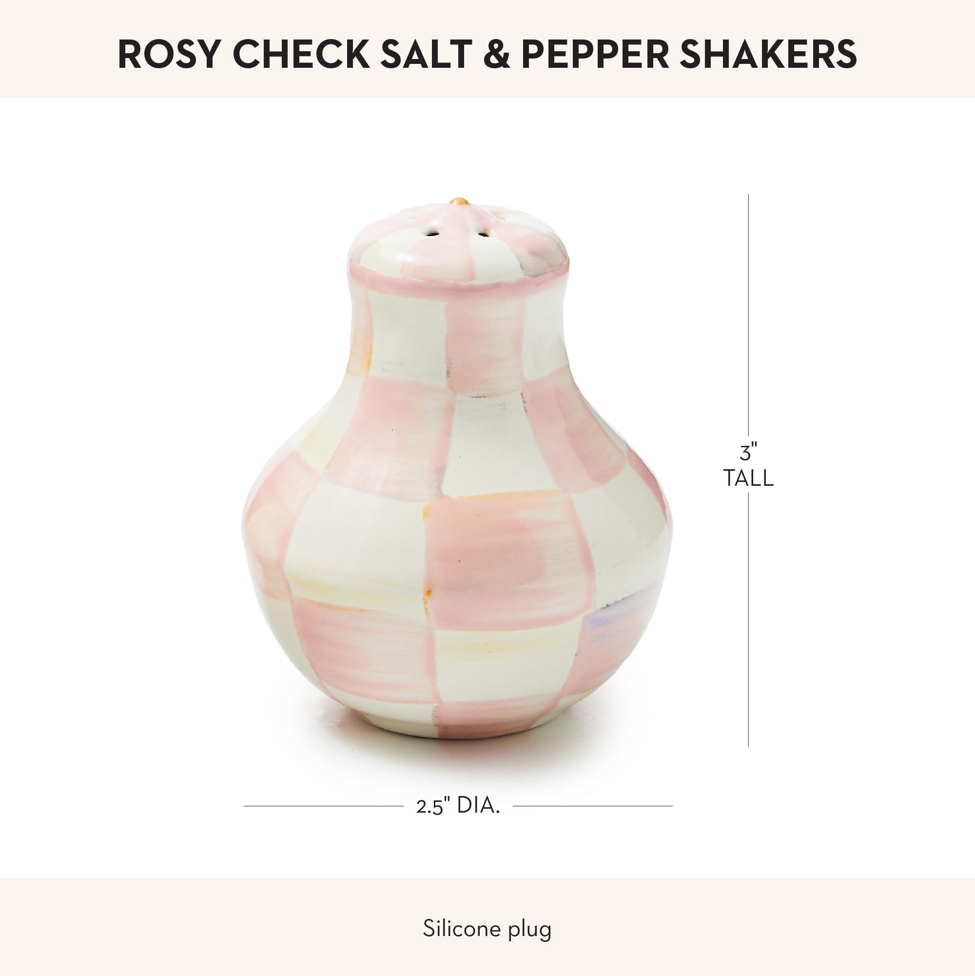 Amazon.com: MACKENZIE-CHILDS Enamel Salt and Pepper Shakers